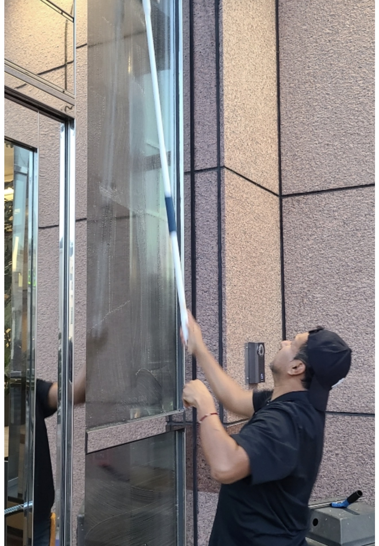GFM Building Services team and commercial cleaning work