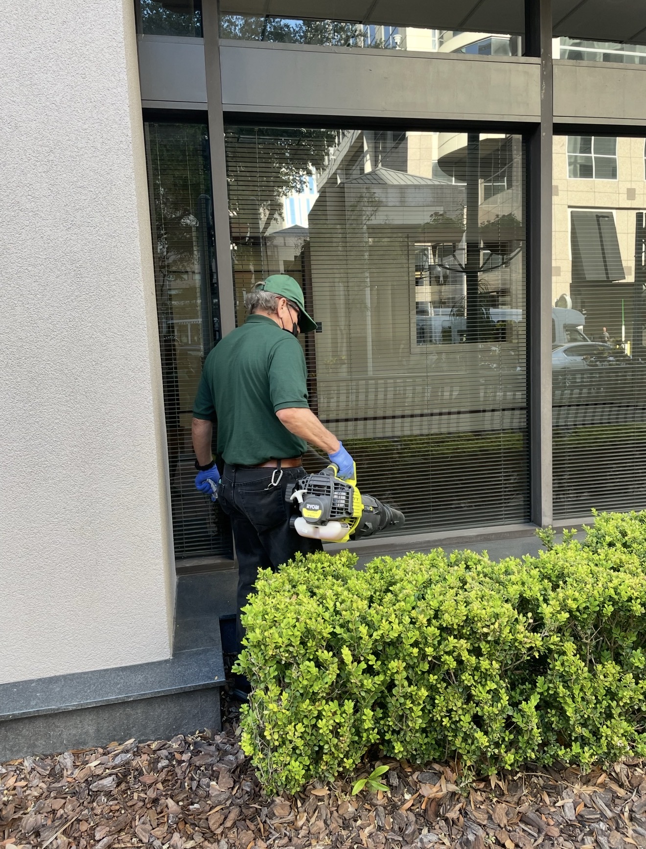 GFM Building Services team and commercial cleaning work
