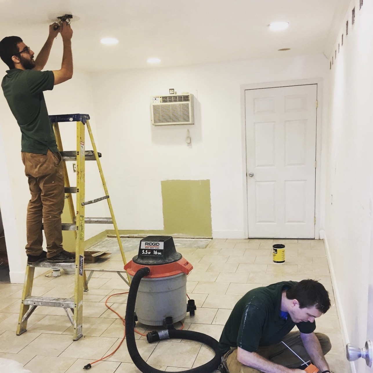 GFM Building Services team and commercial cleaning work
