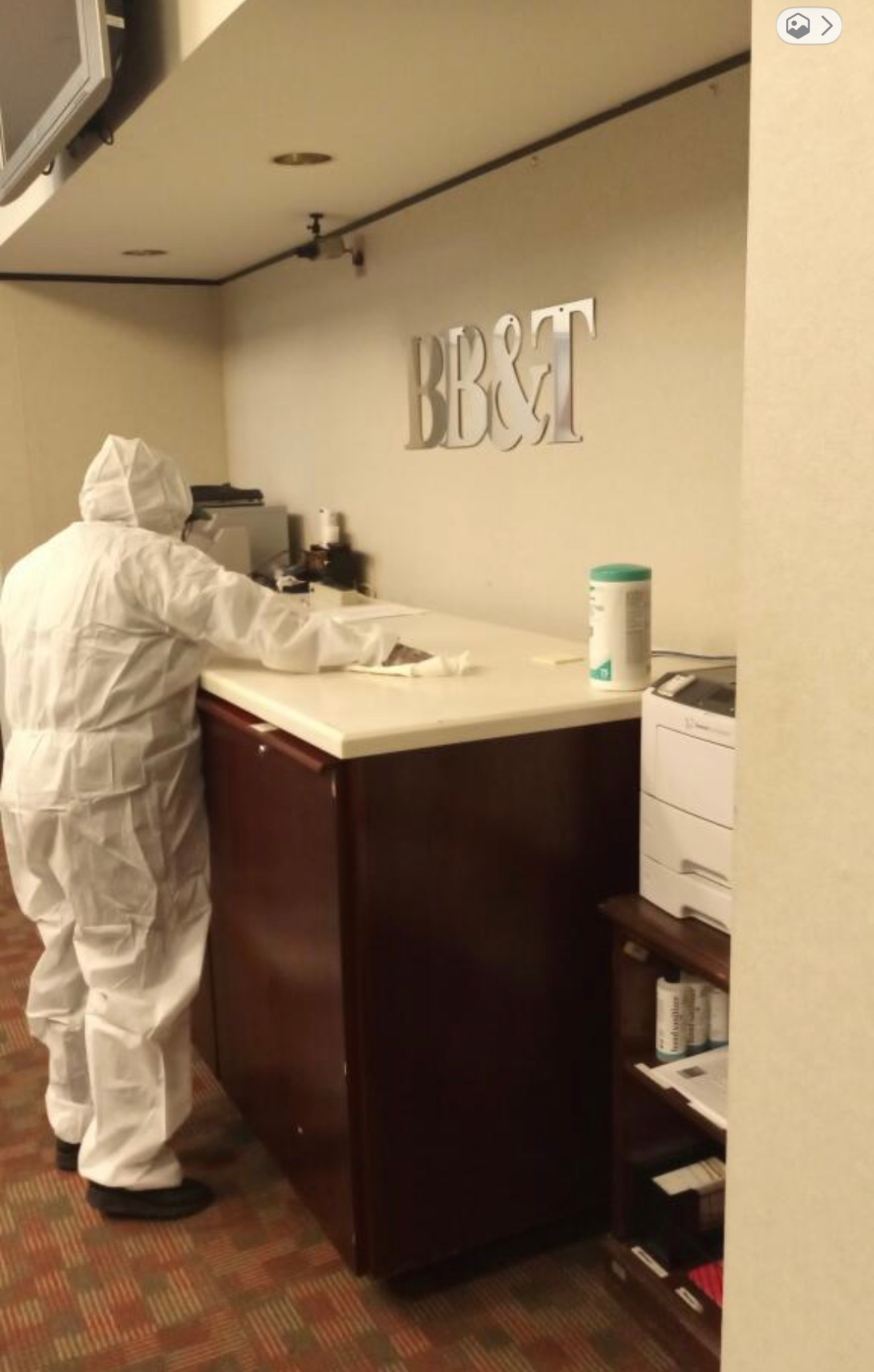 GFM Building Services team and commercial cleaning work